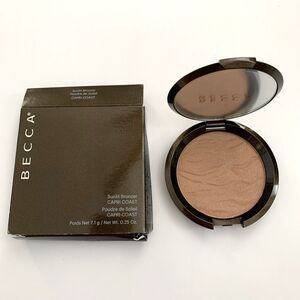 NEW Becca Sunlit Bronzer CAPRI COAST Compact Powder Full Size 0.25 oz